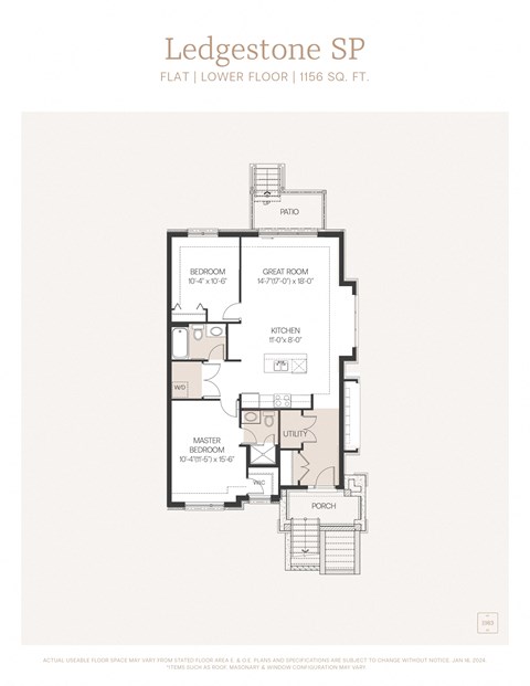 a floor plan of a bedroom apartment